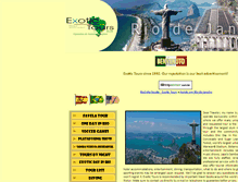 Tablet Screenshot of exotictours.com.br